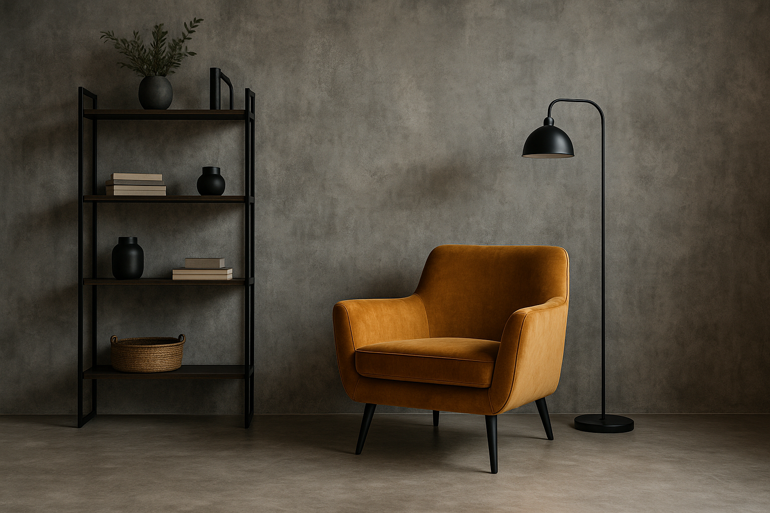 tapeta beton industriální styl