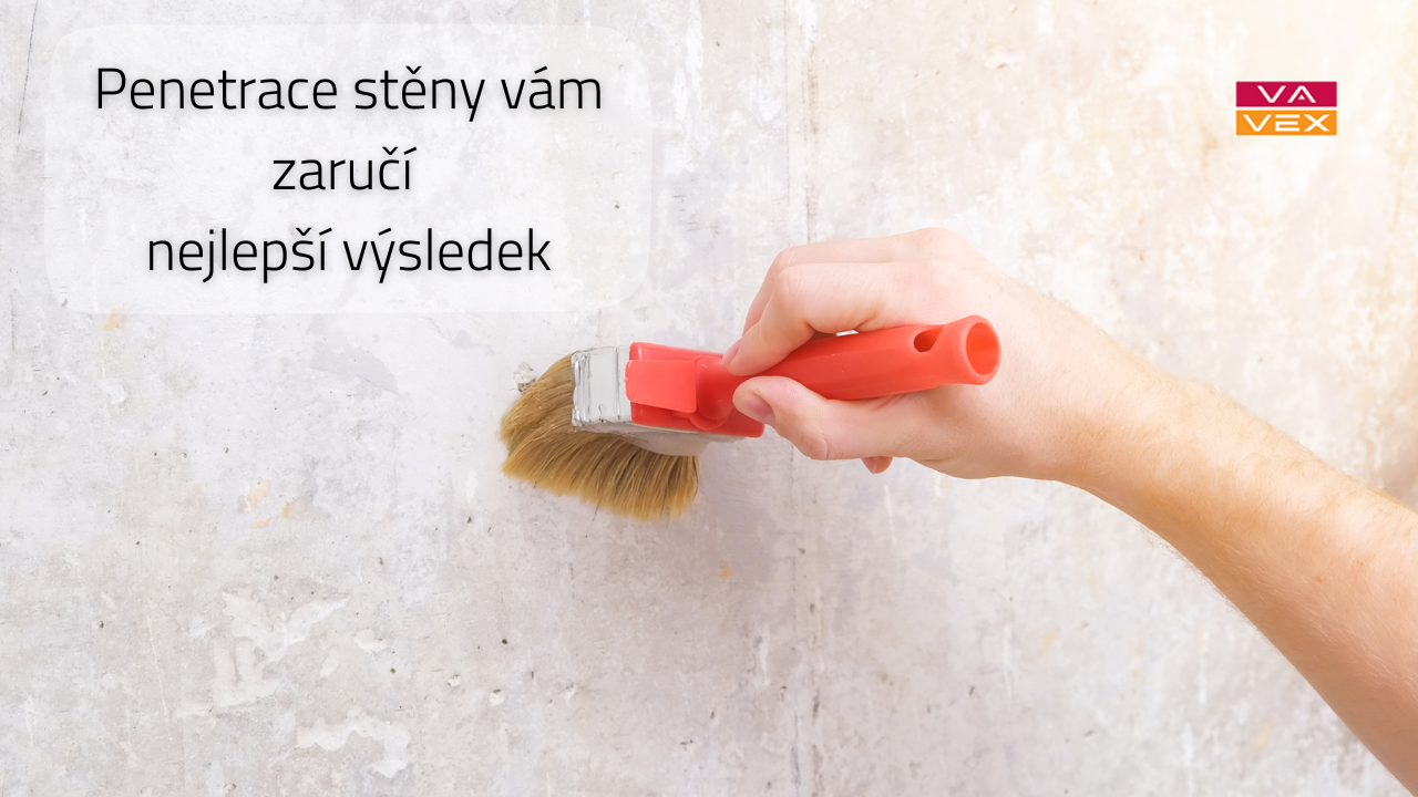 Penetrace stěny pro instalaci vinylových tapet
