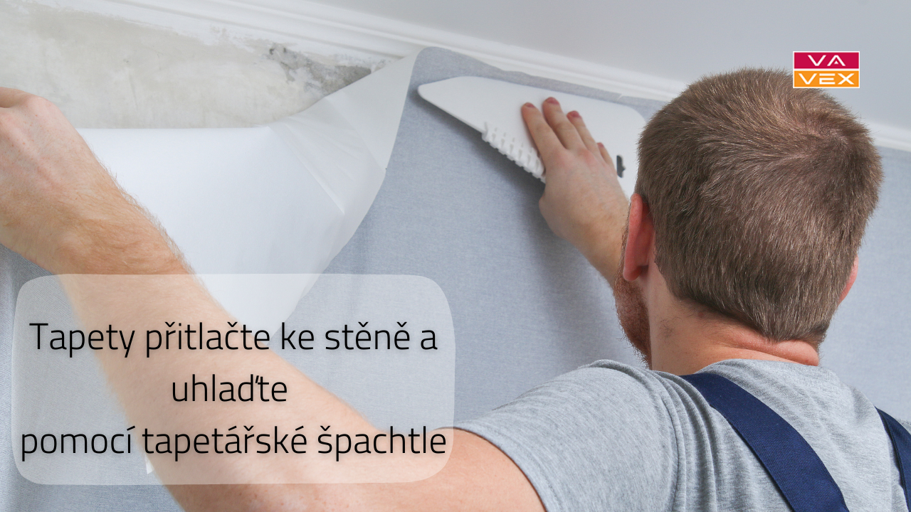Použití tapetářské špachtle