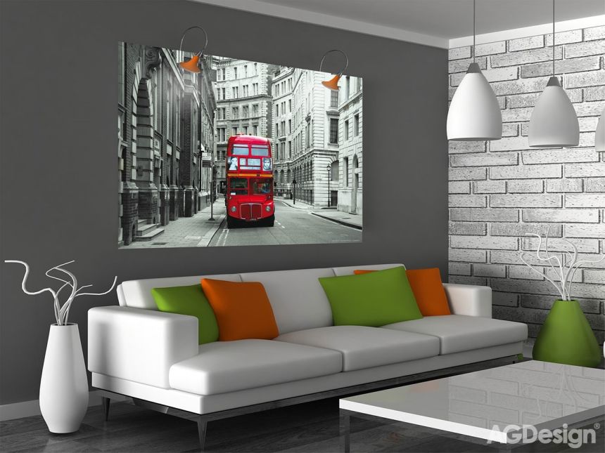 Fototapeta na zeď FTN M 2614, Londýnský autobus, 155 x 110 cm, AG Design