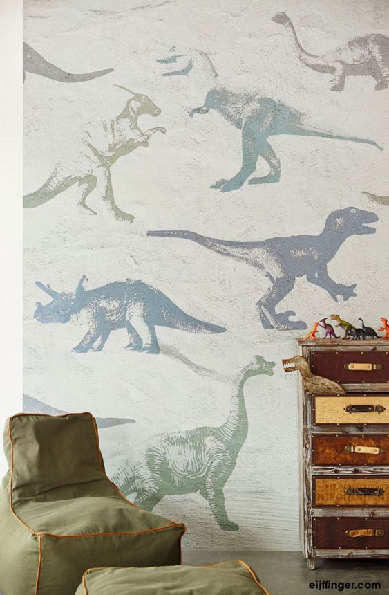 Obrazová tapeta vliesová Dinosauři 364153, 1,86 x 2 8 m, Wallpower Junior, Eijffinger
