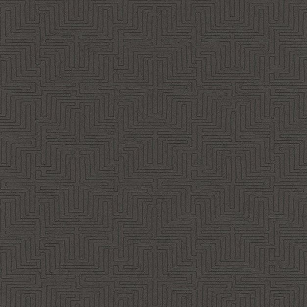 Geometrická vliesová tapeta na zeď , hnědo-černá, 376063, Siroc, Eijffinger