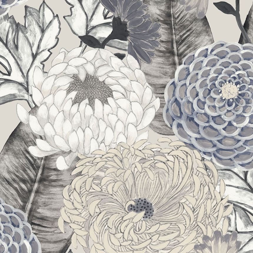 Květinová vliesová tapeta s vinylem BR24032, Breeze, Decoprint