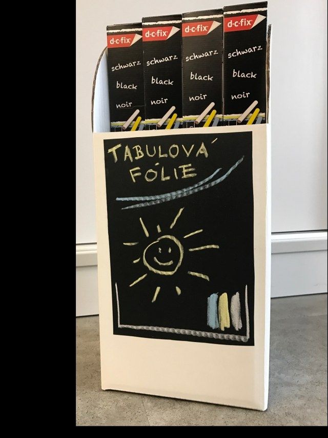 Samolepící tabulová folie černá 213-0004, 45cm x 2m, D-c-fix