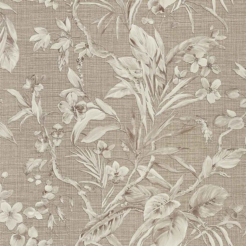 Květiny, orchideje, listy - Luxusní vliesové tapety s vinylovým povrchem Z21842, Trussardi 5, Zambaiti Parati