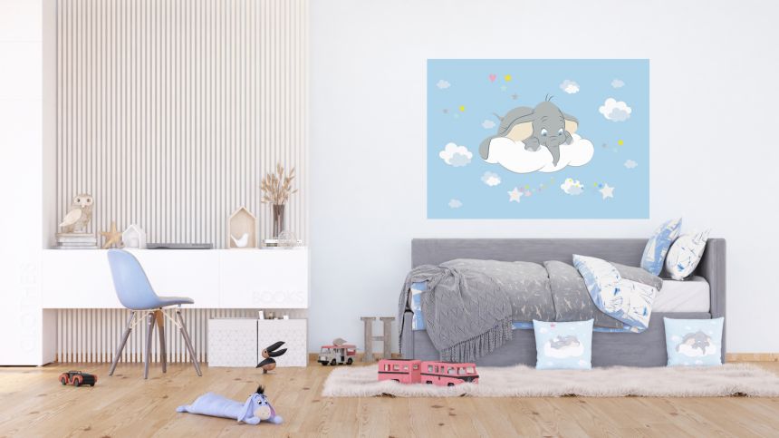 Dětská vliesová fototapeta na zeď - FTDN M 5269, Disney, Dumbo, 155 x 110 cm, AG Design