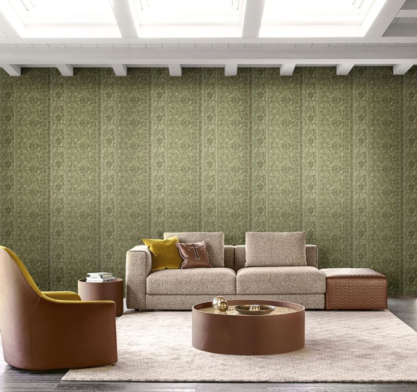 Zámecký ornamentální vzor - Luxusní vliesová tapeta s vinylovým povrchem Z21829, Trussardi 5, Zambaiti Parati