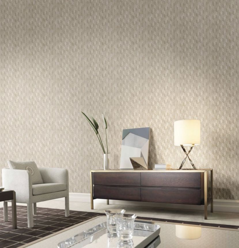 Luxusní vliesová tapeta s vinylovým povrchem Z21825, geometrický vzor, Trussardi 5, Zambaiti Parati