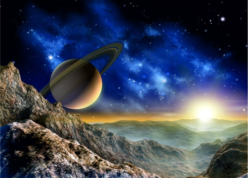 Fototapeta na zeď FTN M 2684, Saturn, 155 x 110 cm, AG Design