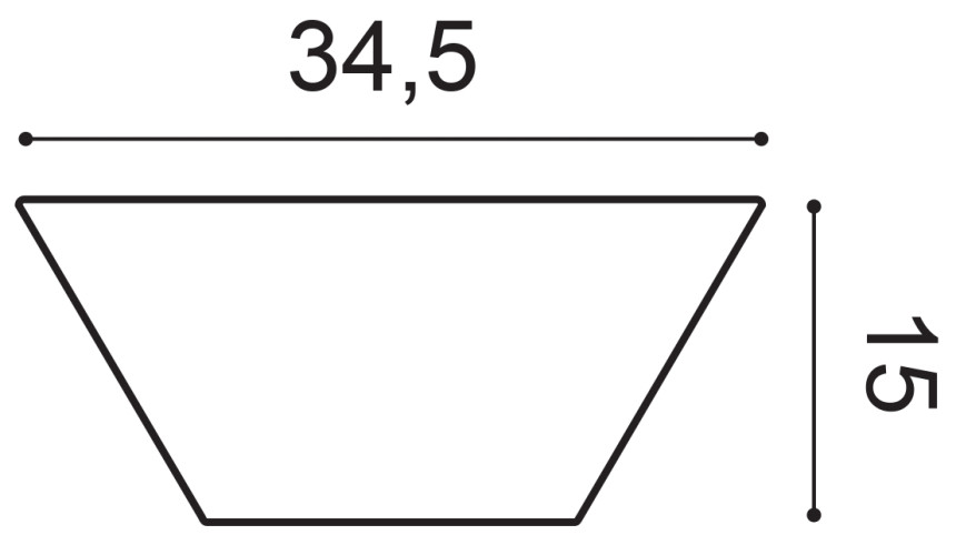 Dekorační 3D obklad W101, TRAPEZIUM, Orac Decor