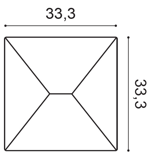 Dekorační 3D obklad W106, ENVELOP, Orac Decor