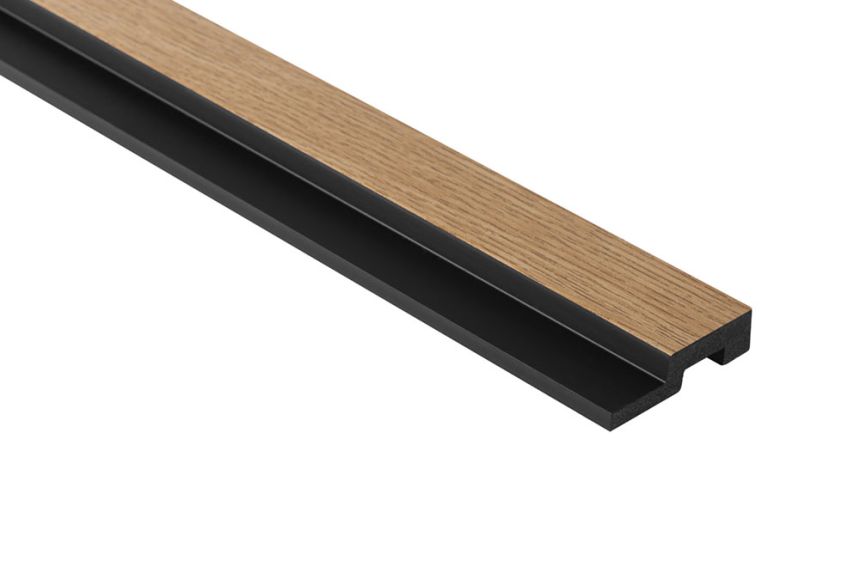 Zakončovací profil pravý k dekoračním lamelám - dekor dub classic - L0206R, 270 x 1,2 x 3,9 cm, Mardom Lamelli