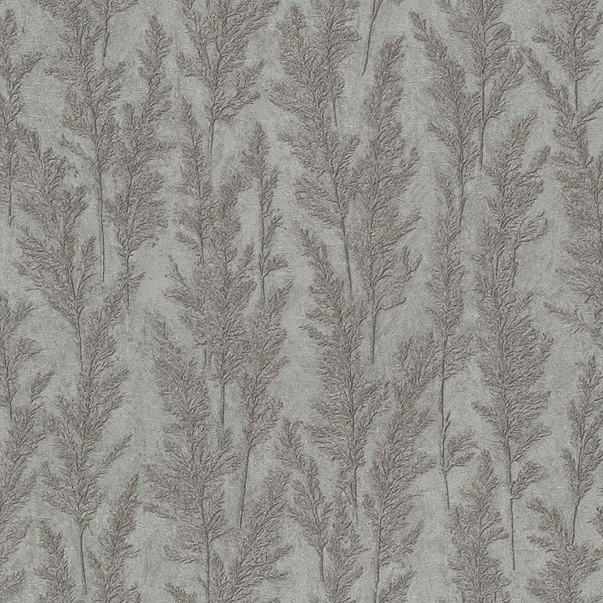 Luxusní metalická tapeta na zeď, stébla trávy 33212, Natural Opulence, Marburg 