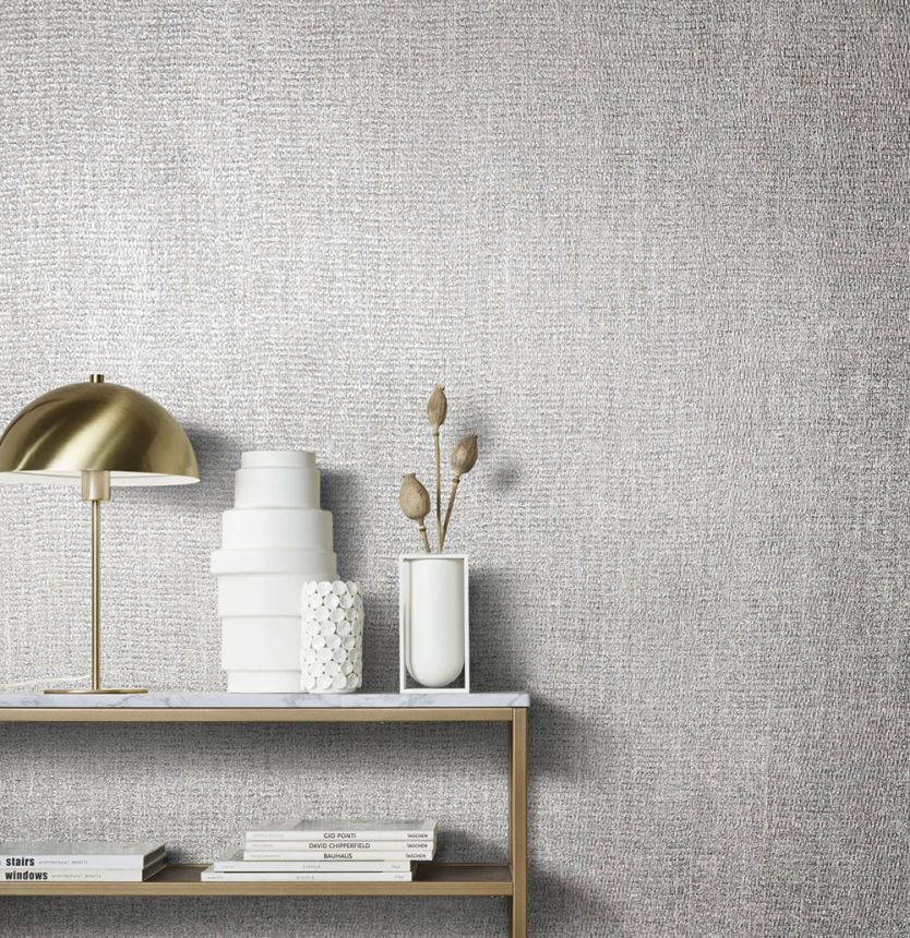 Luxusní metalická tapeta na zeď, imitace látky 33219, Natural Opulence, Marburg 