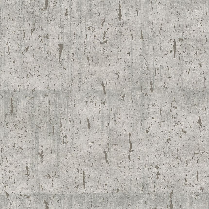 Vliesová šedo-béžová tapeta, imitace betonových bloků 33238, Natural Opulence, Marburg 