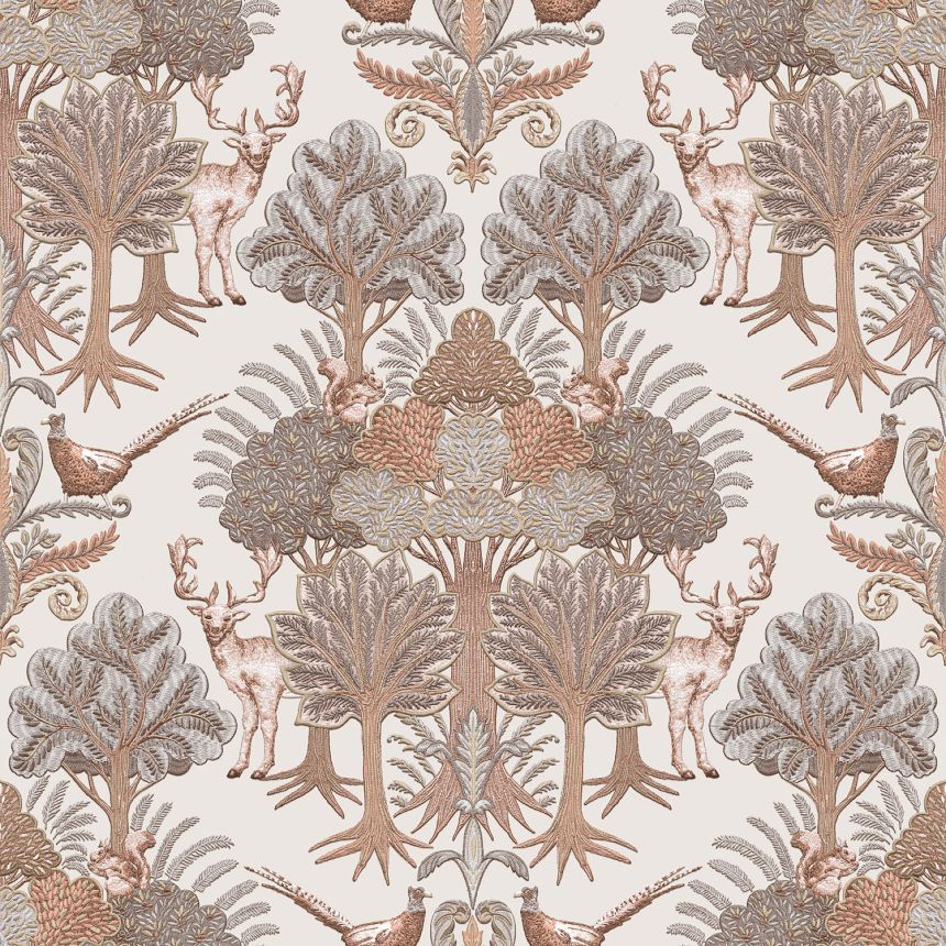 Luxusní vliesová tapeta na zeď, stromy, zvířata, TP422301, Tapestry, Design ID