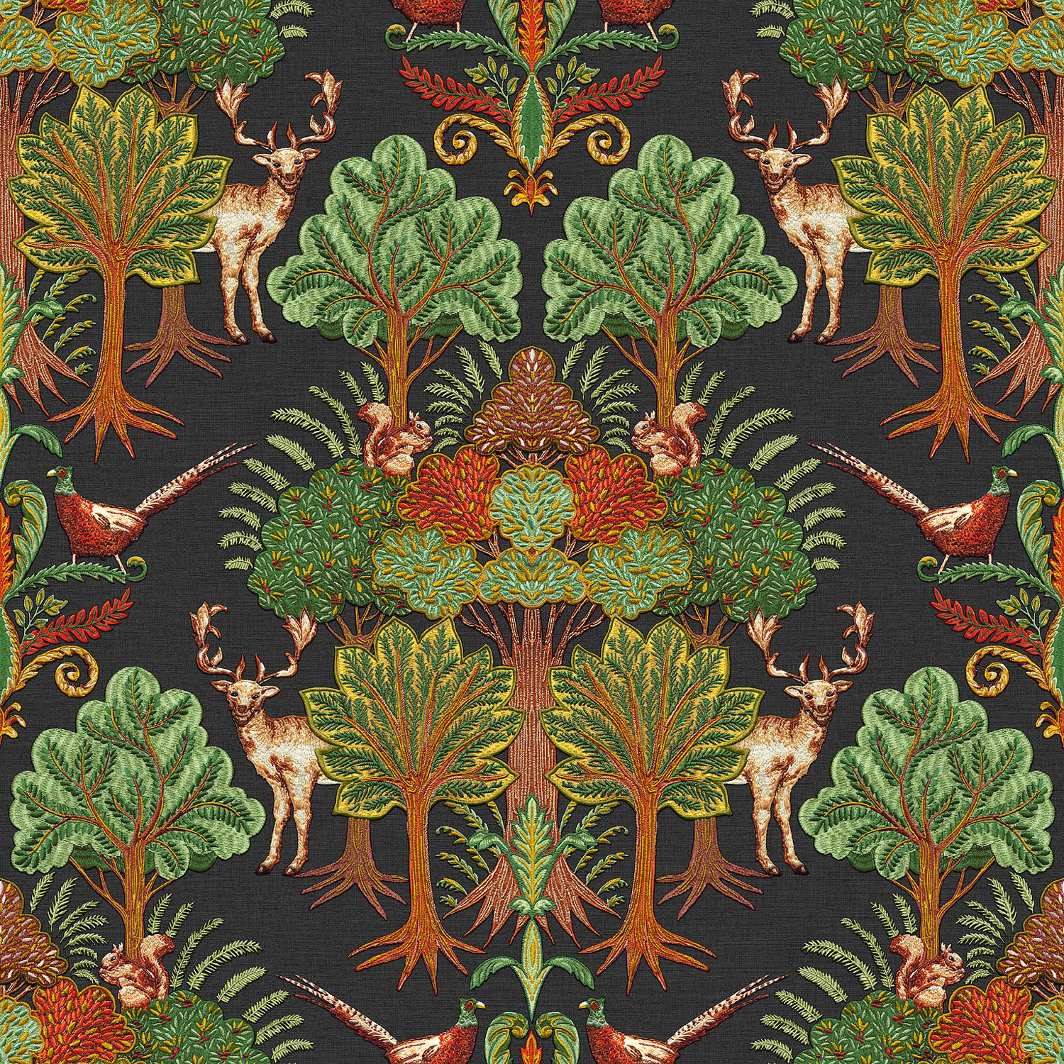 Luxusní vliesová tapeta na zeď, stromy, zvířata, TP422306, Tapestry, Design ID