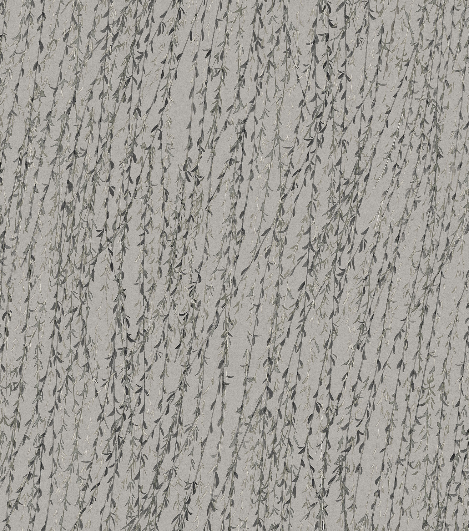 Šedá vliesová tapeta na zeď, větvičky, listy, TP422505, Tapestry, Design ID