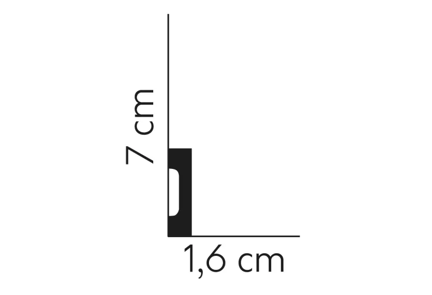 Lišta MD359F 200x7x1,6cm Mardom