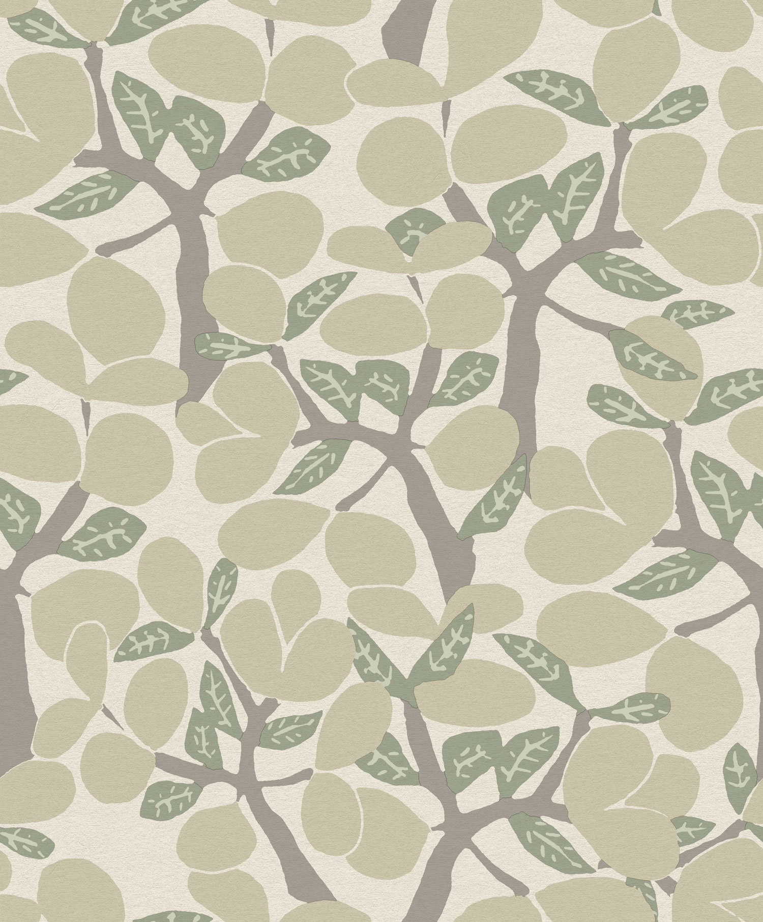 Béžová vliesová tapeta na zeď, větvičky, stromy, BA26050,  Brazil,  Decoprint