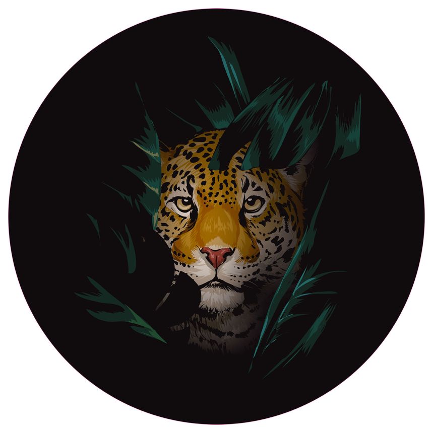 Předklížená vliesová tapeta na zeď, dekorace Leopard, PLC052, Platinum Shapes, Decoprint