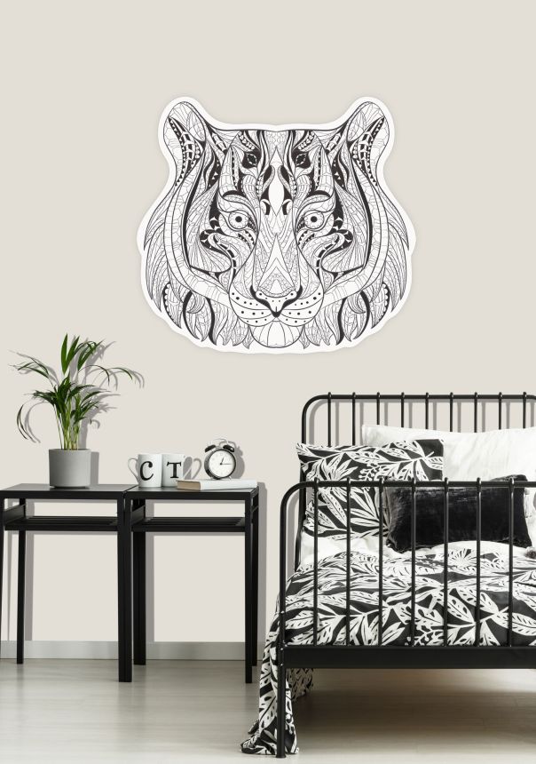 Předklížená vliesová tapeta na zeď, dekorace Tygr, PLC054, Platinum Shapes, Decoprint