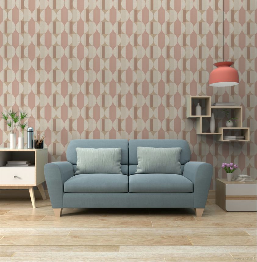 Vliesová geometrická tapeta na zeď, CU3113, Cumaru, Grandeco