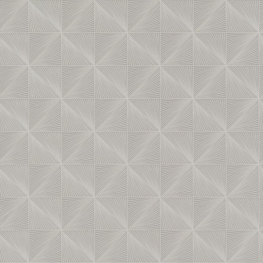 Šedá geometrická vliesová tapeta na zeď, CU3304, Cumaru, Grandeco