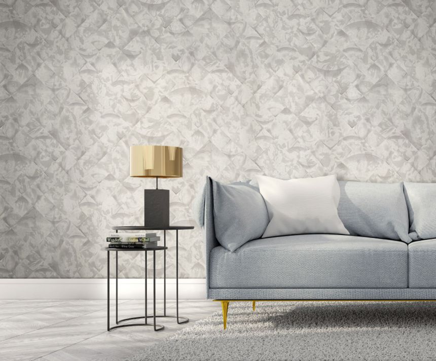 Luxusní geometrická mramorovaná tapeta na zeď, M69936, Splendor, Zambaiti Parati