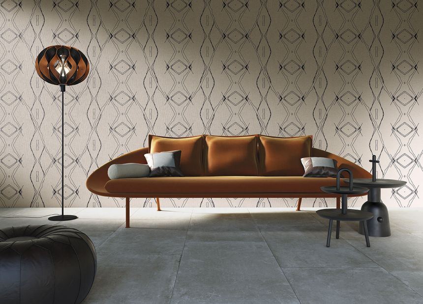 Luxusní geometrická obrazová tapeta na zeď,  Z54555, Fuksas, Zambaiti Parati