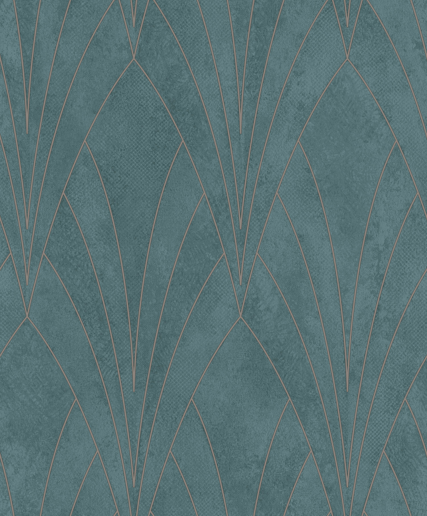 Zelená geometrická tapeta na zeď, Art Deco, L85604, Elegance, Ugepa