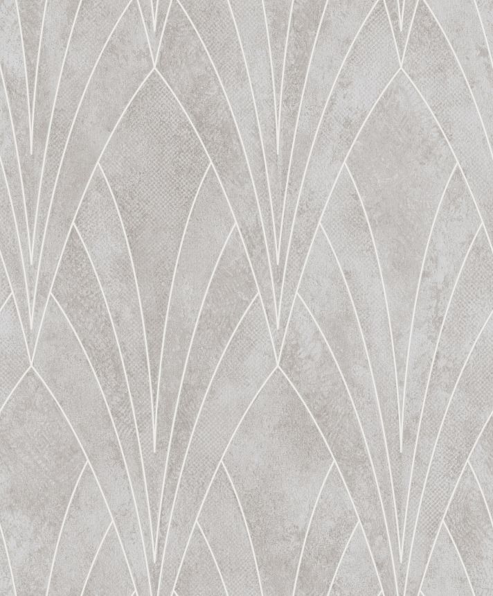Šedá geometrická tapeta na zeď, Art Deco, L85607, Elegance, Ugepa