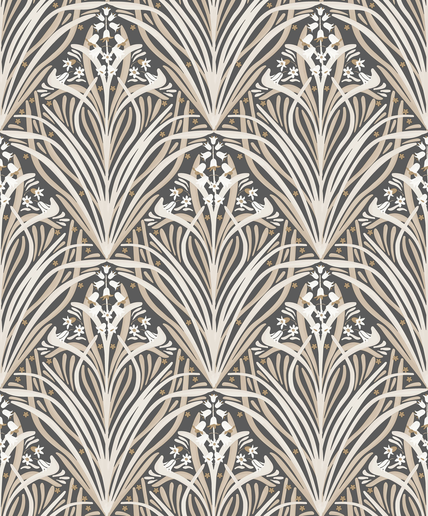 Květinová vliesová tapeta na zeď, Art Deco, M66109, Elegance, Ugepa