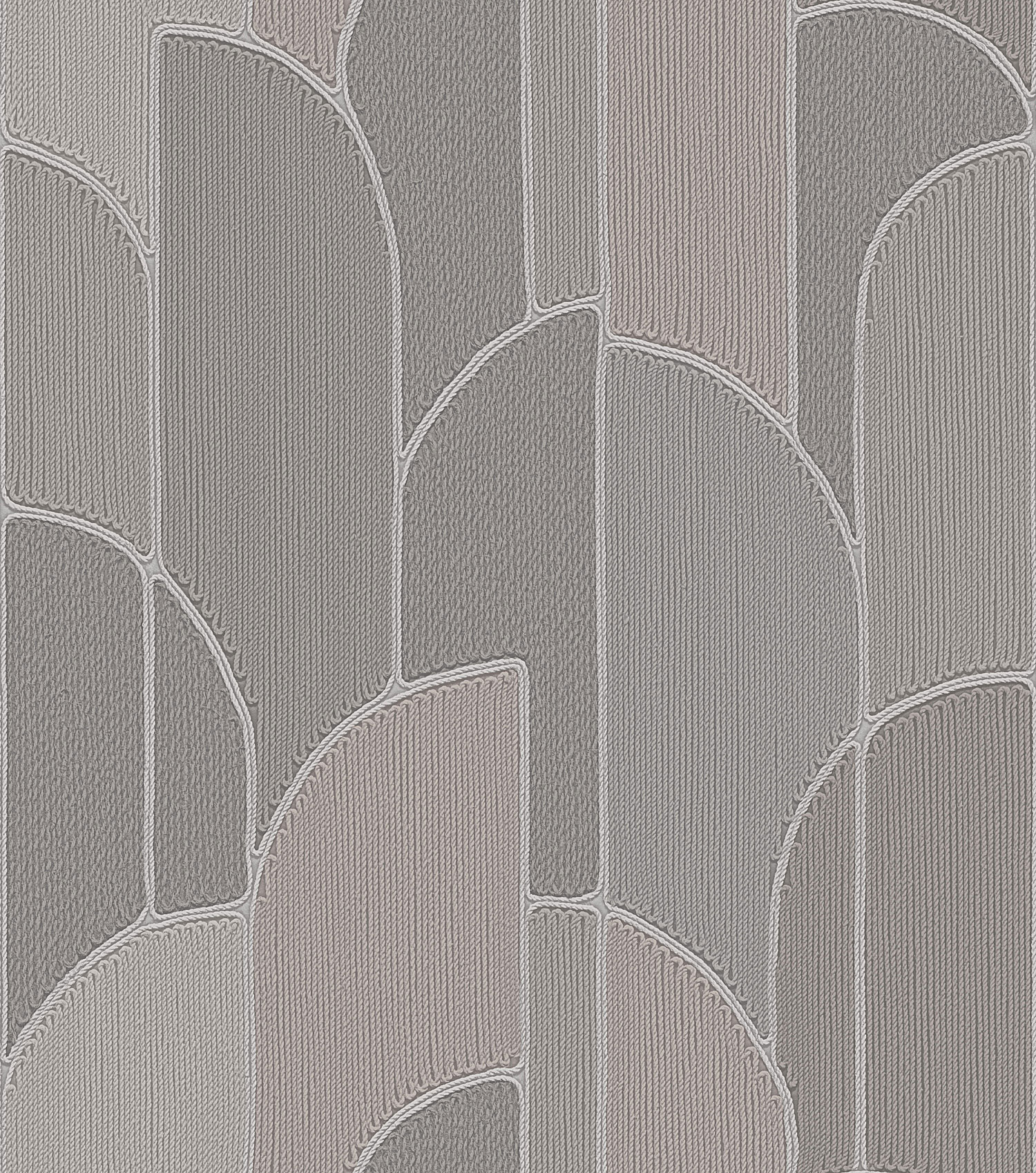 Šedo-béžová geometrická vliesová tapeta na zeď, TP422933, Exclusive Threads, Design ID