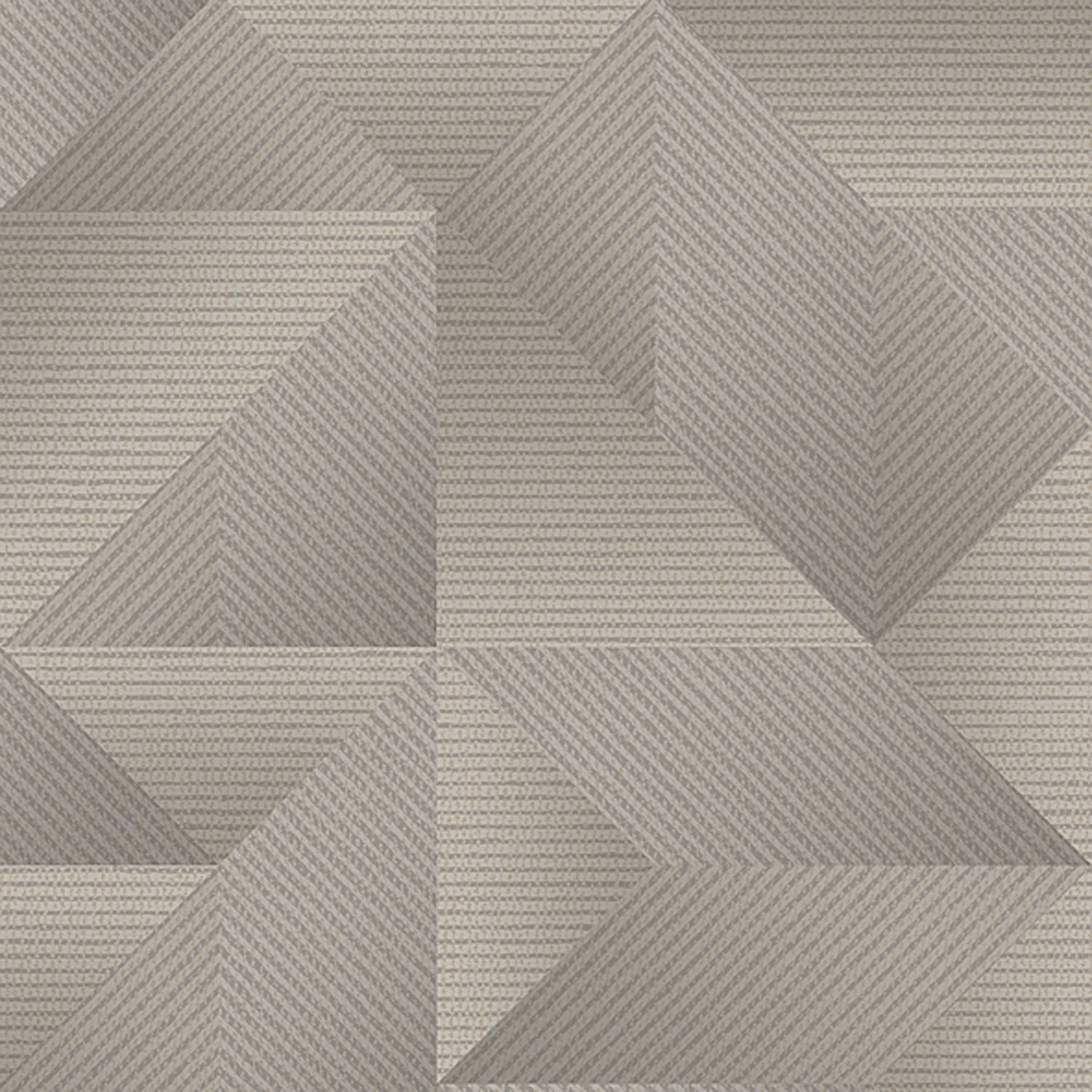 Hnědá 3D geometrická vliesová tapeta na zeď, TP422975, Exclusive Threads, Design ID