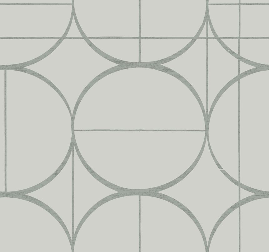 Šedo-stříbrná geometrická vliesová tapeta na zeď, MD7205, Modern Metals, York