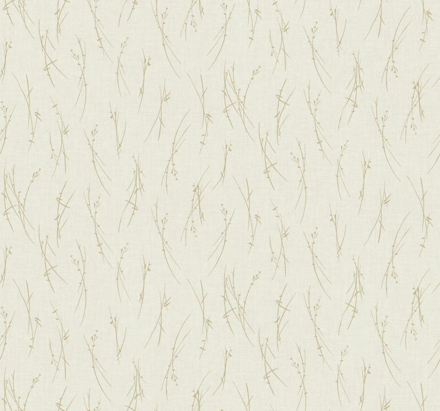 Krémovo-zlatá vliesová tapeta na zeď, MD7192, Modern Metals, York