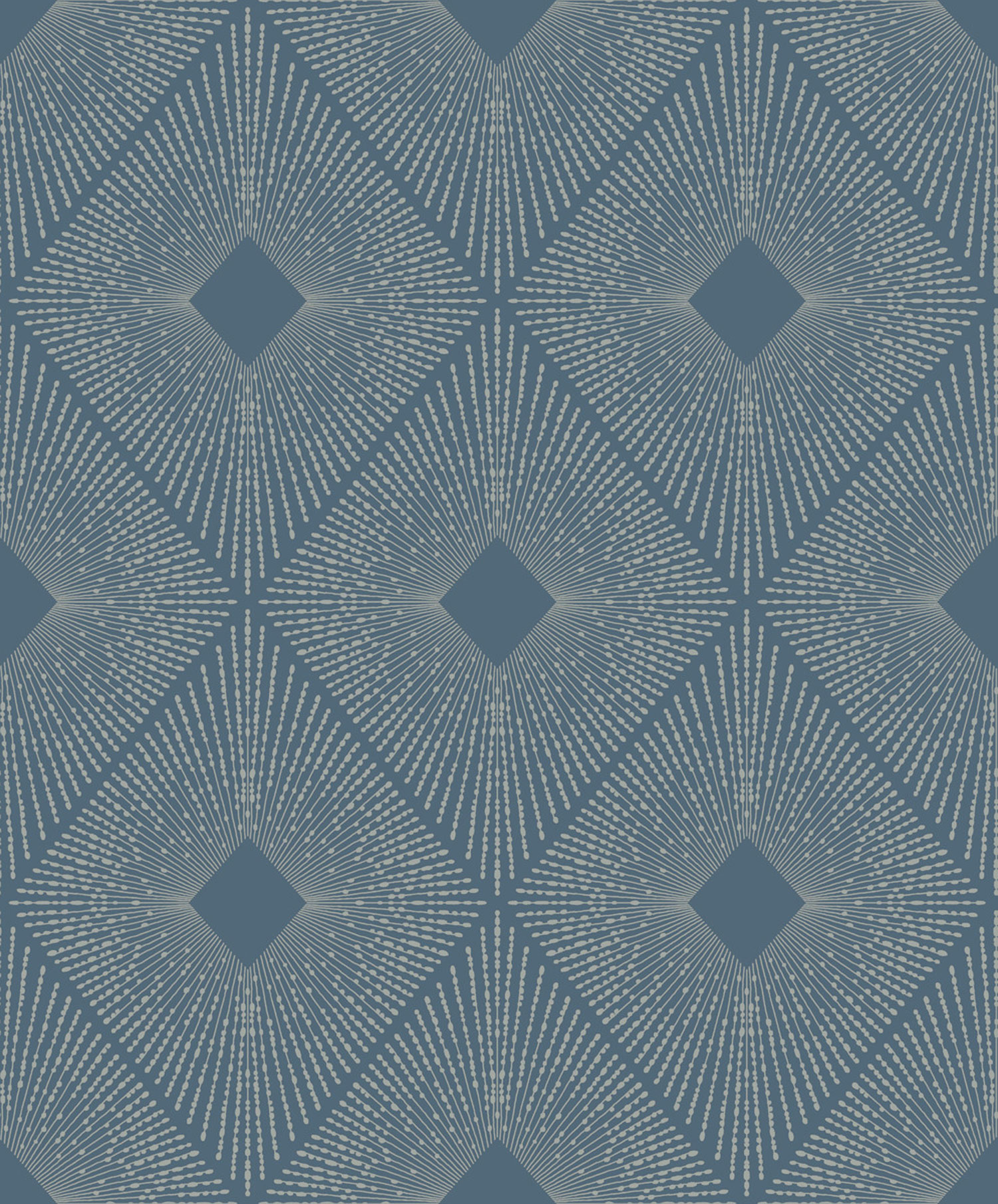 Modro-stříbrná geometrická vliesová tapeta na zeď, MD7131, Modern Metals, York