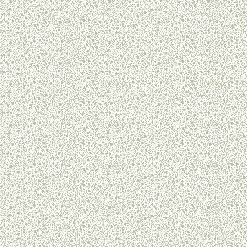 Bílá vliesová tapeta na zeď s květinovými ornamenty, 12370, Fiori Country, Parato