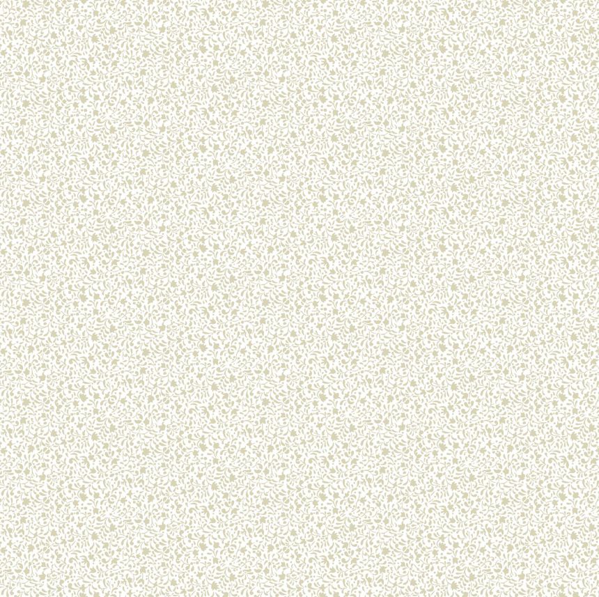 Bílá vliesová tapeta na zeď s květinovými ornamenty, 12372, Fiori Country, Parato