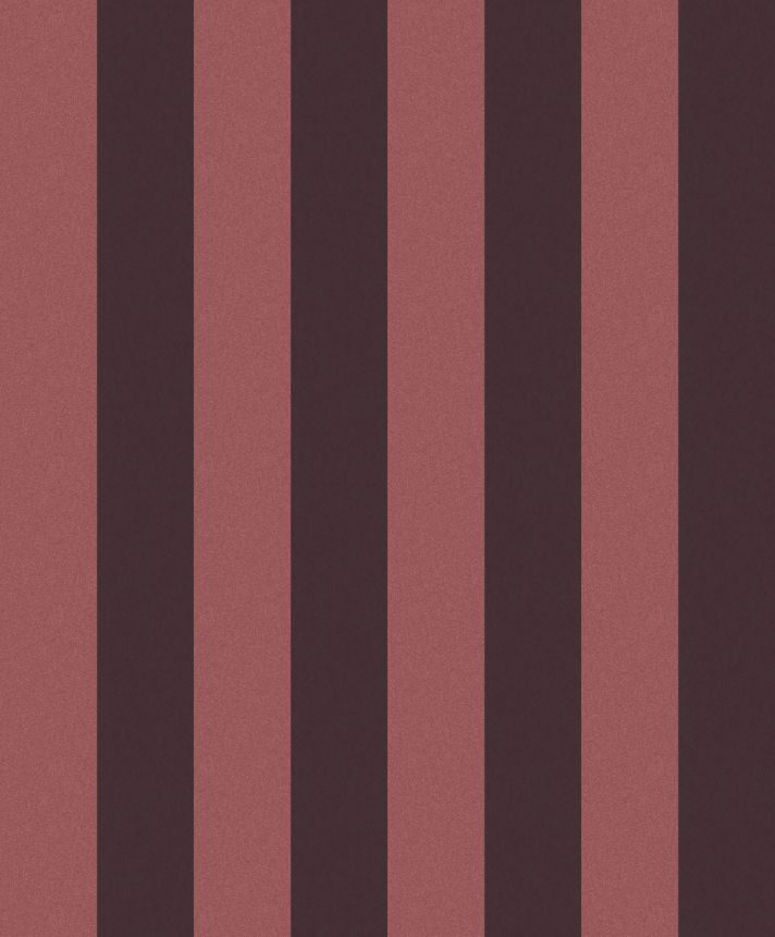 Černo-růžová vliesová tapeta s pruhy, OTH406, Othello, Zoom by Masureel