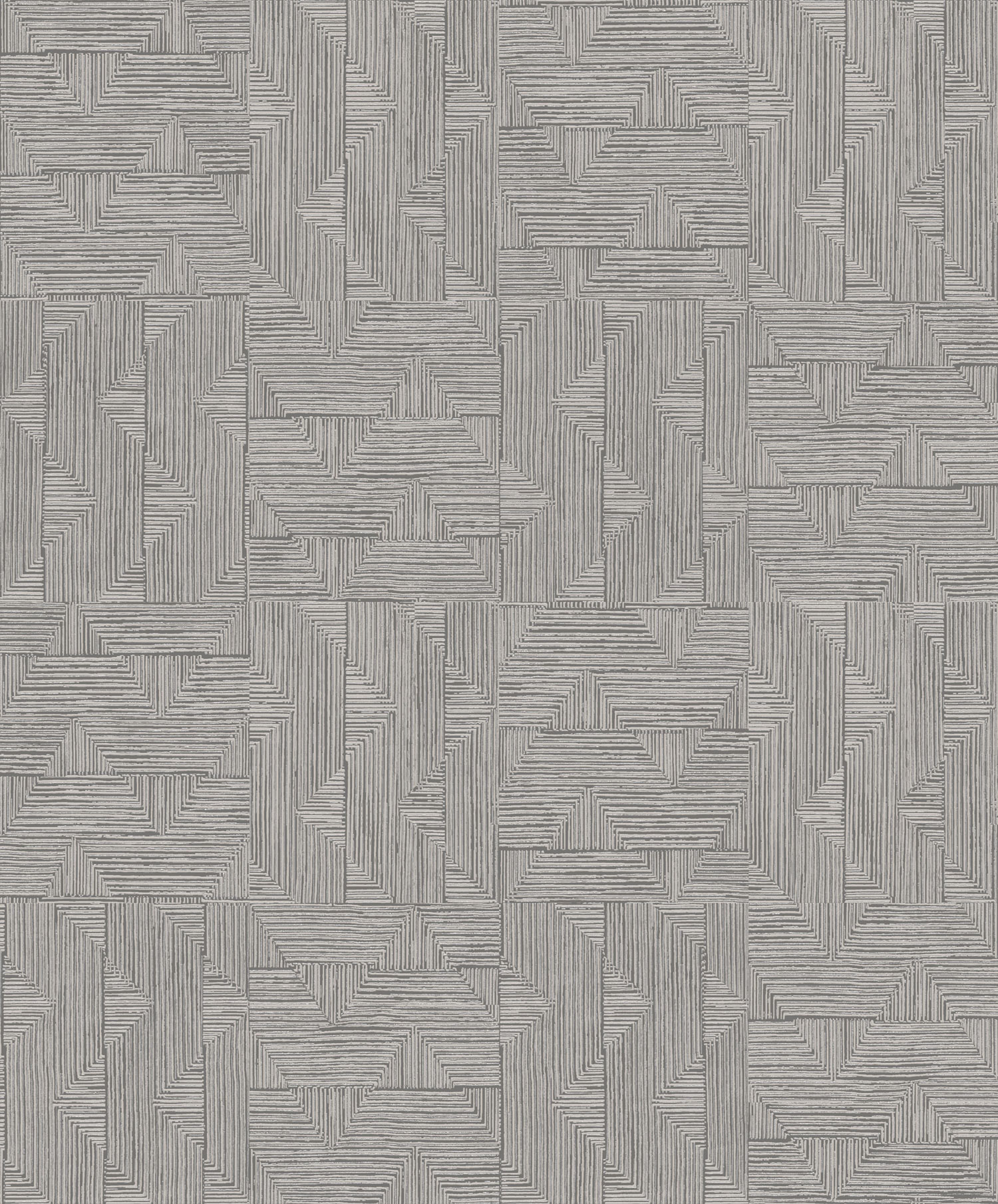 Hnědo-šedá geometrická vliesová tapeta na zeď, SPI403, Spirit of Nature, Khroma by Masureel
