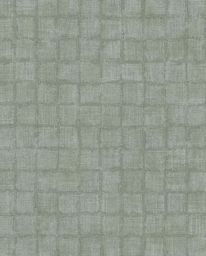 Zelená vliesová tapeta na zeď, imitace látky, 333454, Emerald, Eijffinger