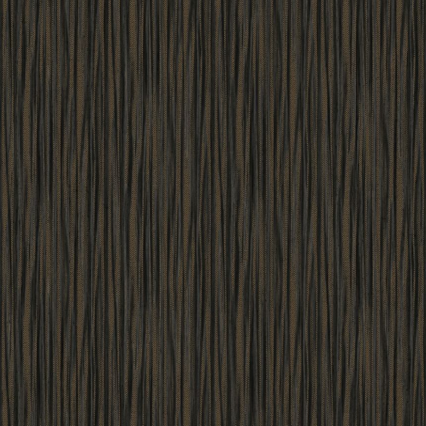Luxusní hnědo-zlatá vliesová tapeta na zeď, imitace látky,  Z18911, Trussardi 7, Zambaiti Parati