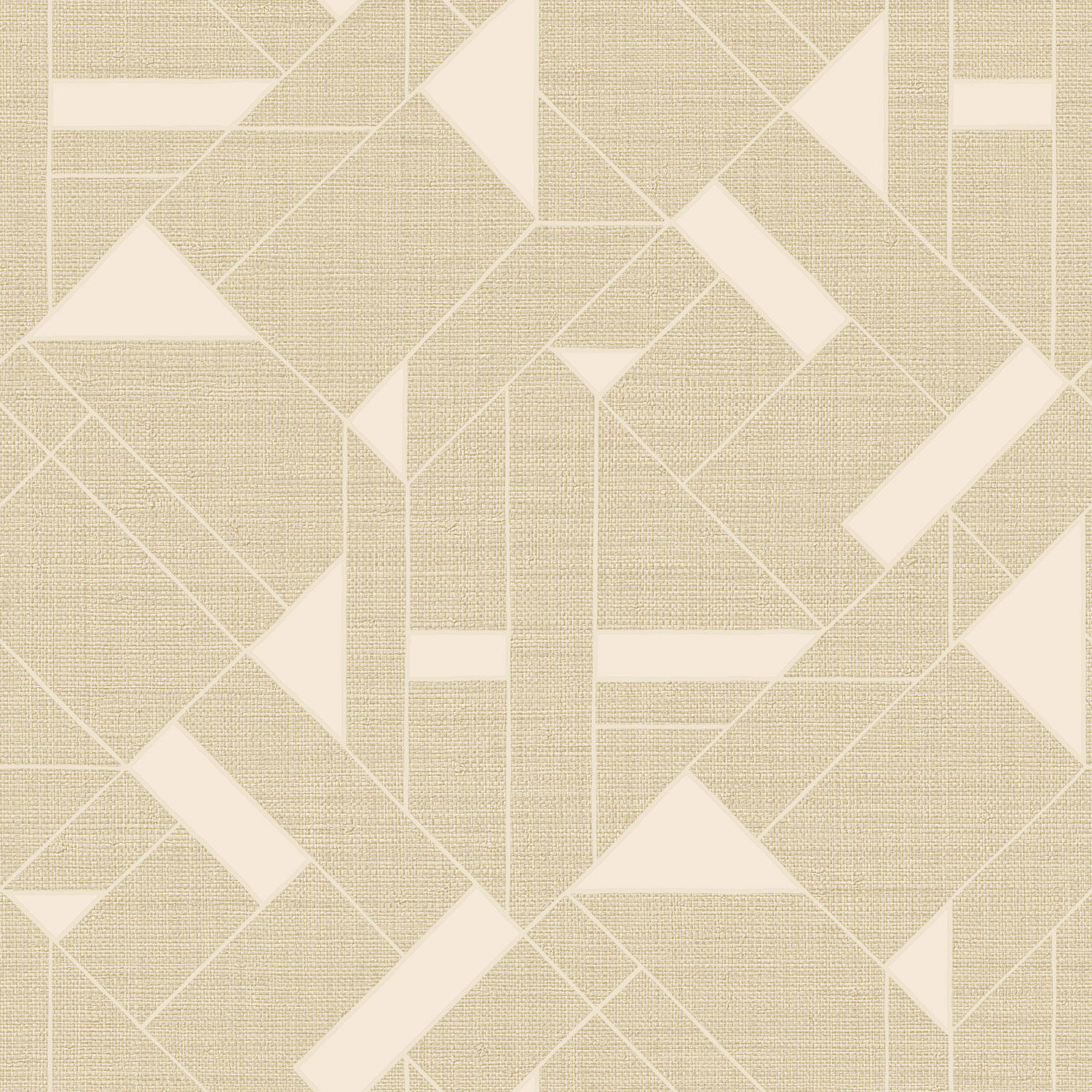 Luxusní krémová geometrická vliesová tapeta na zeď, Z18943, Trussardi 7, Zambaiti Parati