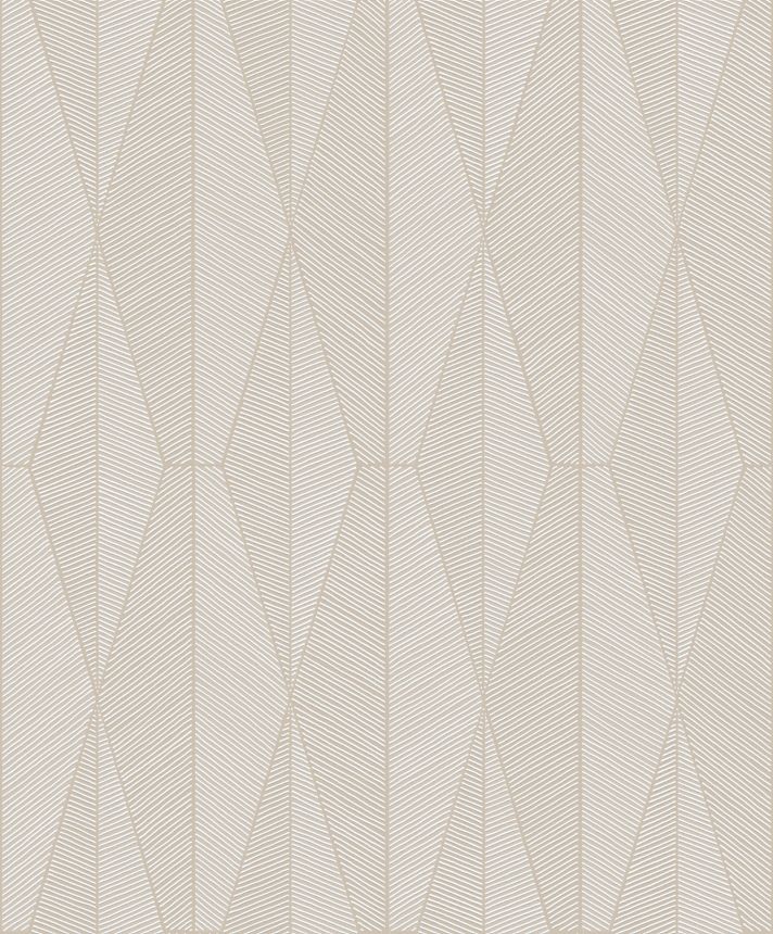 Geometrická vliesová tapeta na zeď, béžová, YSA301, Mysa, The Texture Book, Khroma by Masureel