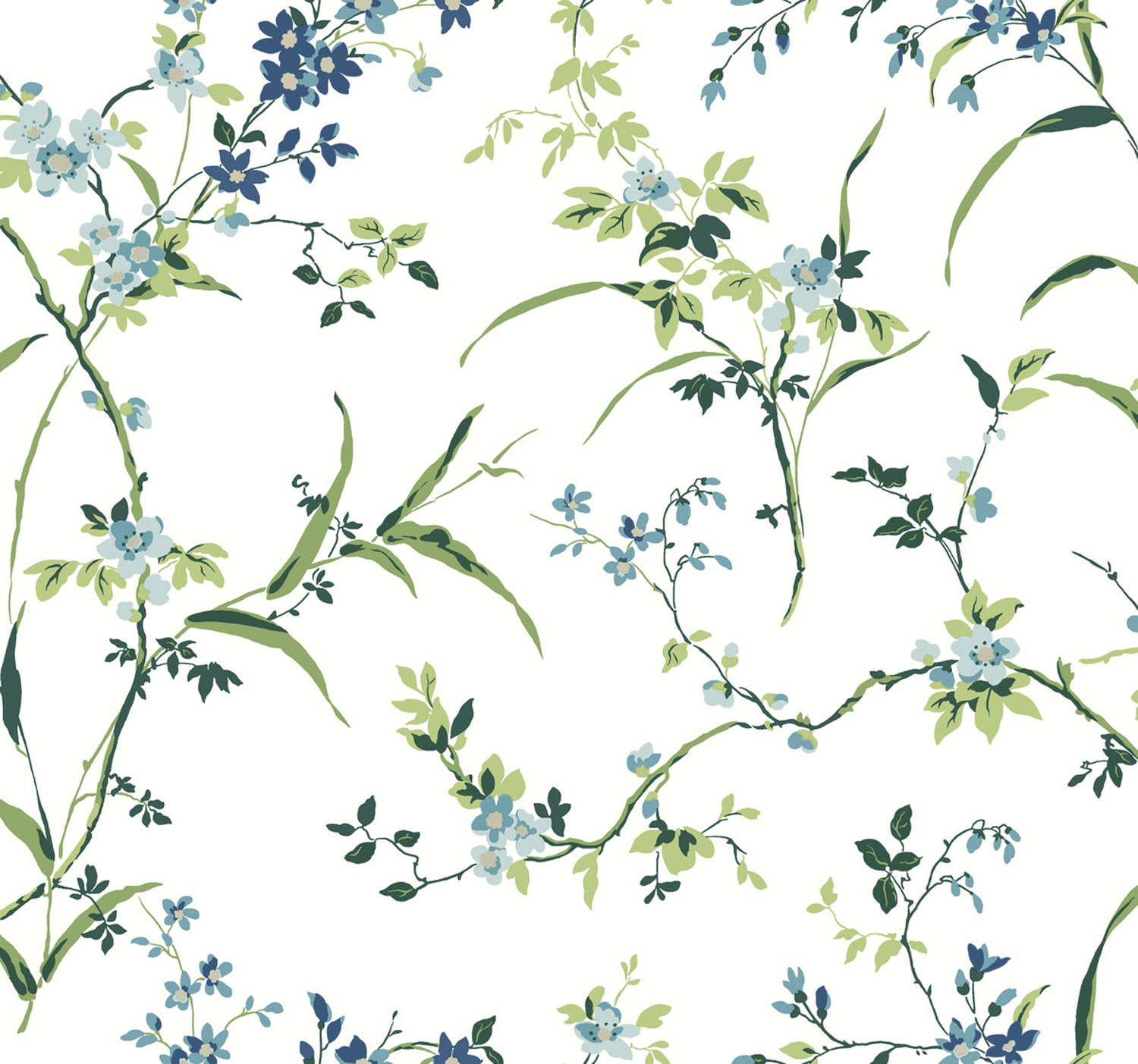 Vliesová tapeta na zeď, rozkvetlé větvičky, BL1744, Blooms Second Edition Resource Library, York