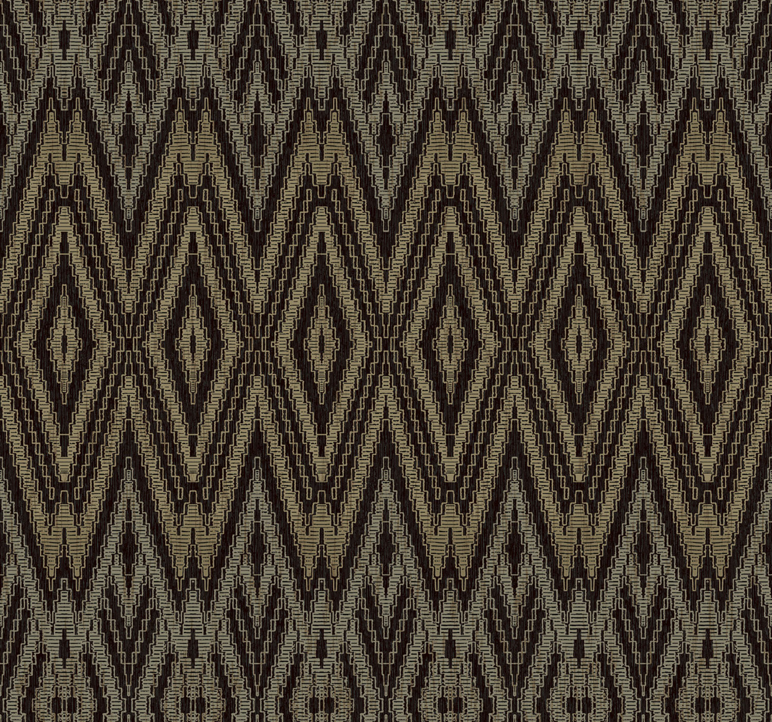 Černo-hnědá geometrická vliesová tapeta na zeď, EV3912, Candice Olson Casual Elegance, York