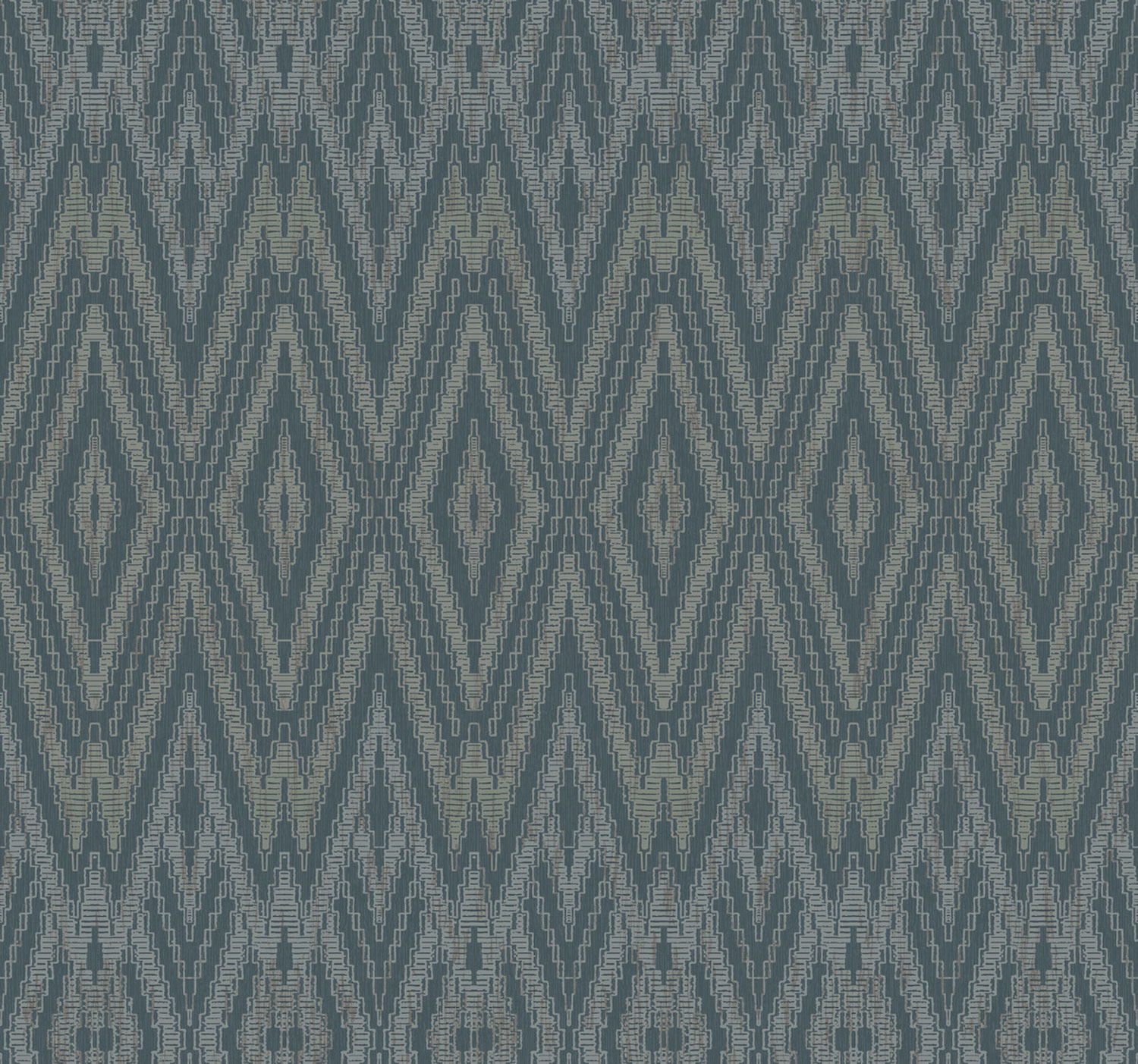 Modrá geometrická vliesová tapeta na zeď, EV3915, Candice Olson Casual Elegance, York