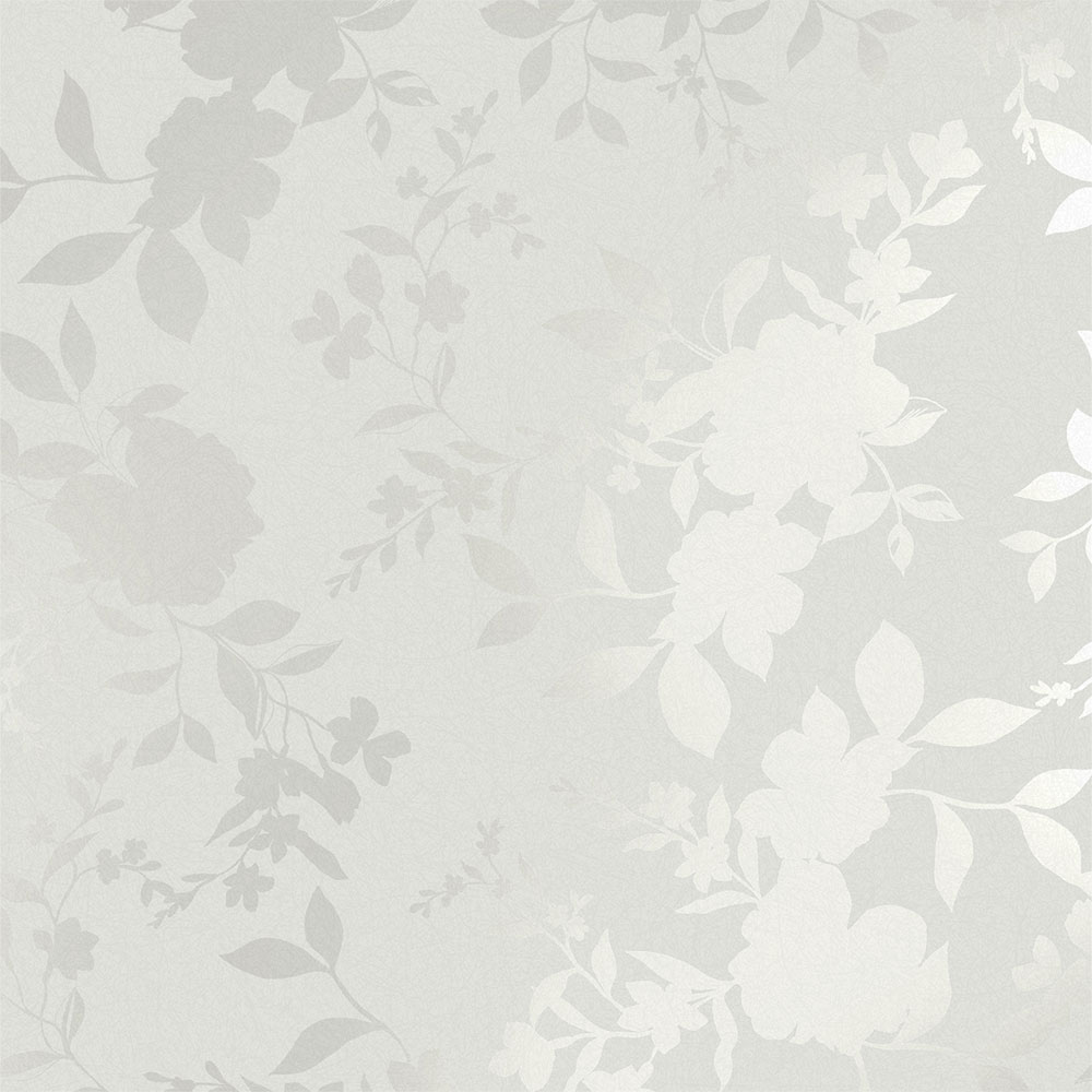 Vliesová tapeta na zeď, šedo-stříbrná, květiny, 118485, Laura Ashley 3, Laura Ashley Signature